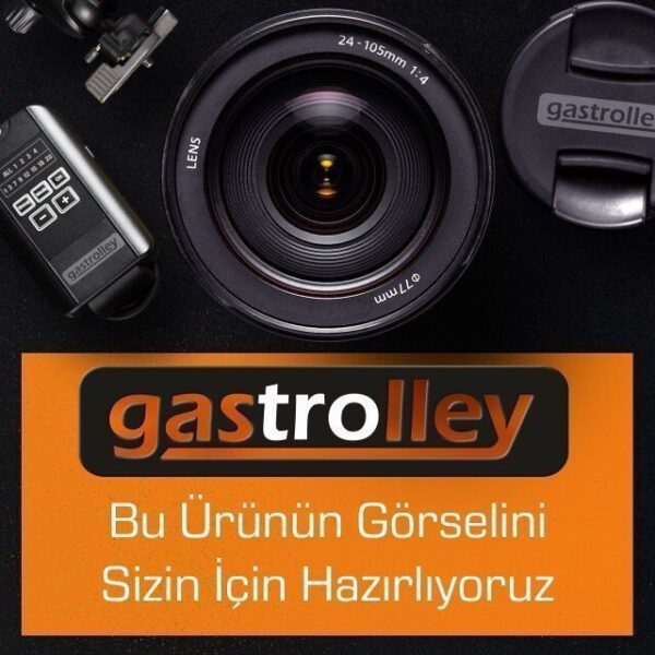 Tekli Termo Tepsi Arabası 9 (Etrafı Açık)